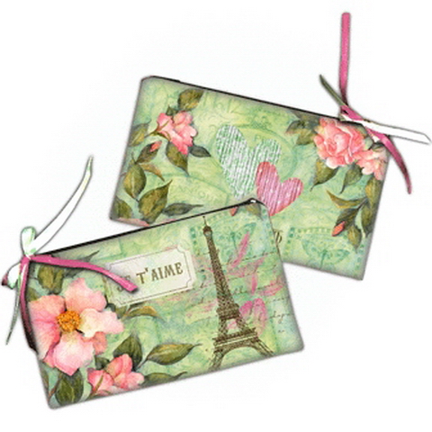 

Косметичка женская Presentville Je t`aime 20x12 см