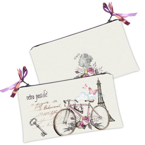 

Косметичка женская Presentville Paris 20x12 см
