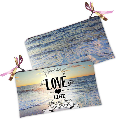 

Косметичка женская Presentville I love you Like the sea loves sunshine 20x12 см
