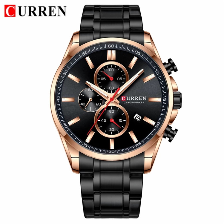 

Мужские часы Curren (Black-Bronze)