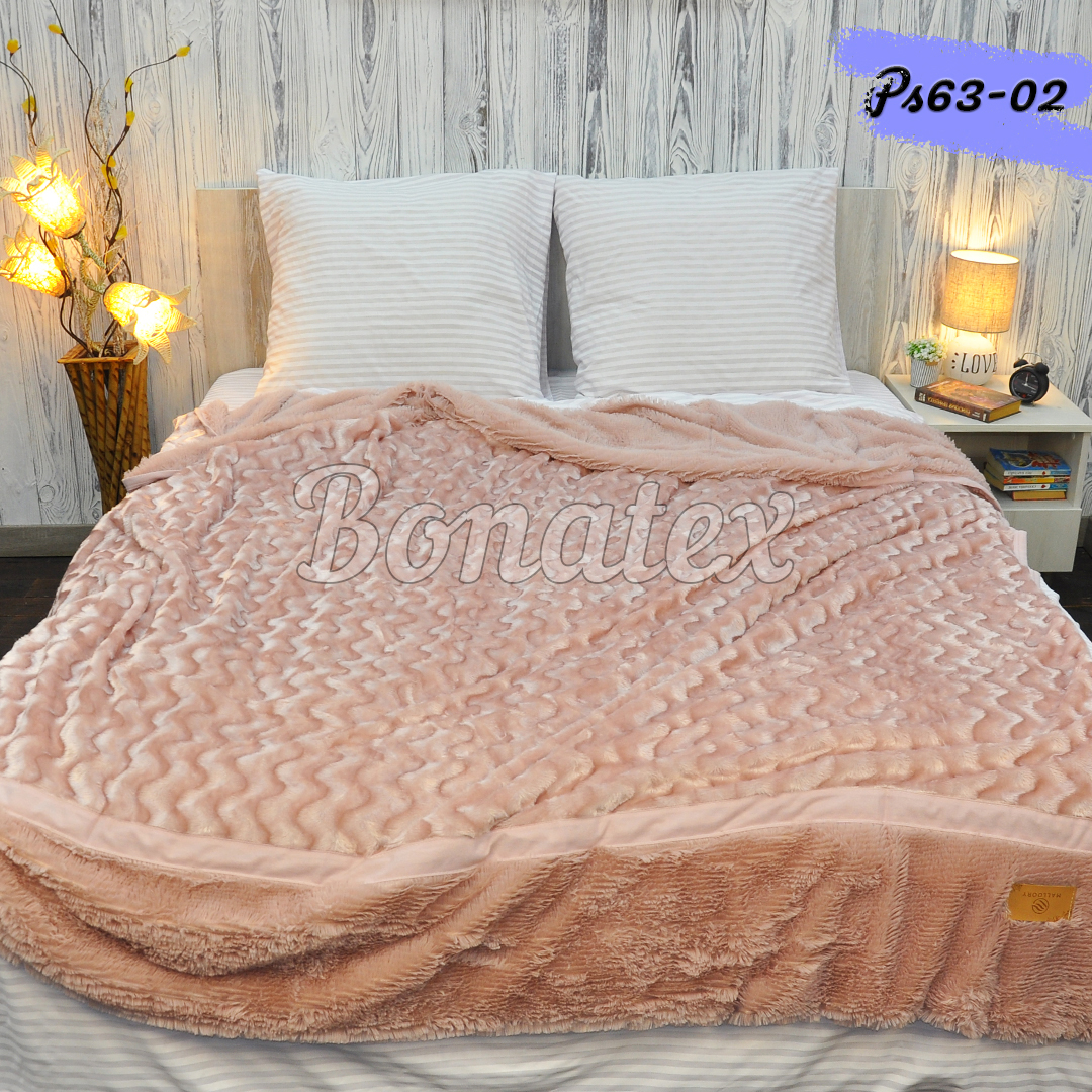 

Покривало Норка Koloco 200x230 Кораловий (PS63-02)