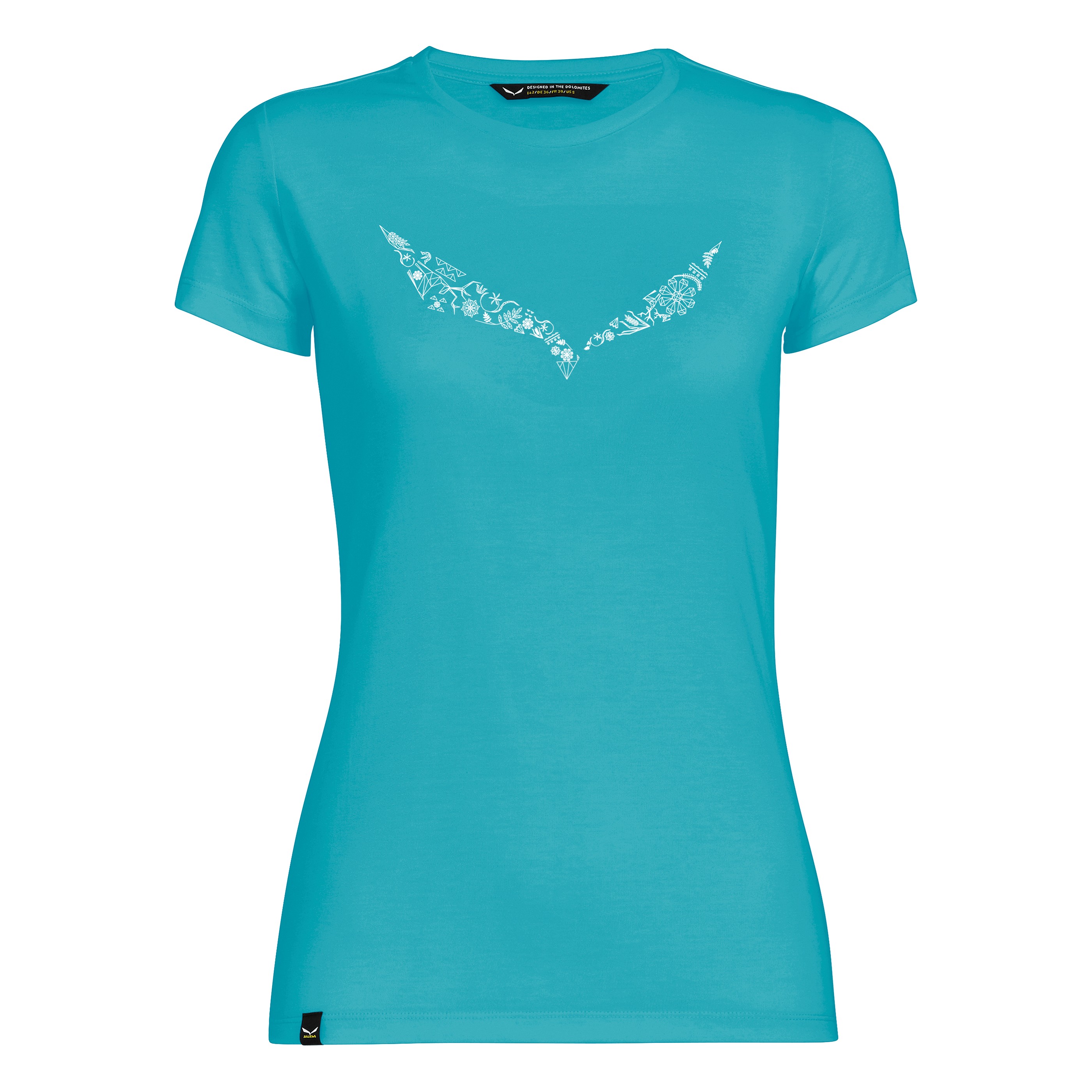 

Футболка Salewa Solidlogo Dri-Release Wmn жіноча  блакитна, Футболка Salewa Solidlogo Dri-Release Wmn жіноча XS блакитна