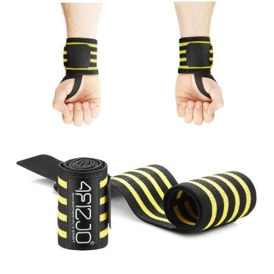 

Бинты для запястий (кистевые бинты) 4FIZJO Wrist Wraps черно-желтый 4FJ0135 SKL41-249477