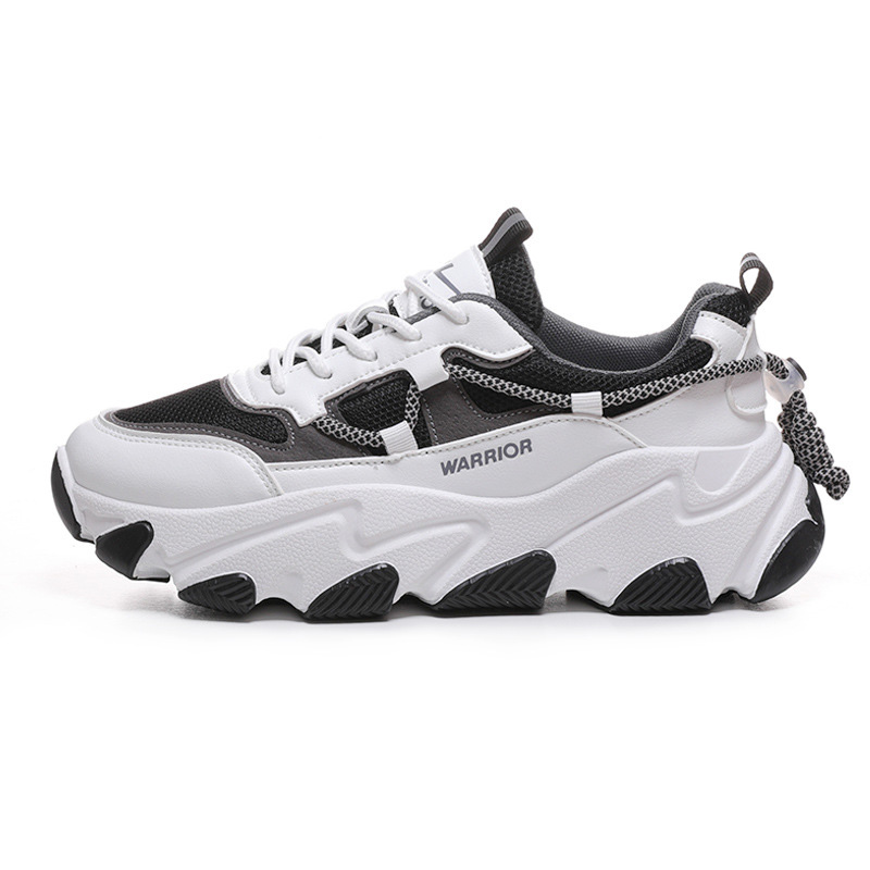 

Кроссовки женские dad shoes Black lace Warrior (36) Белый