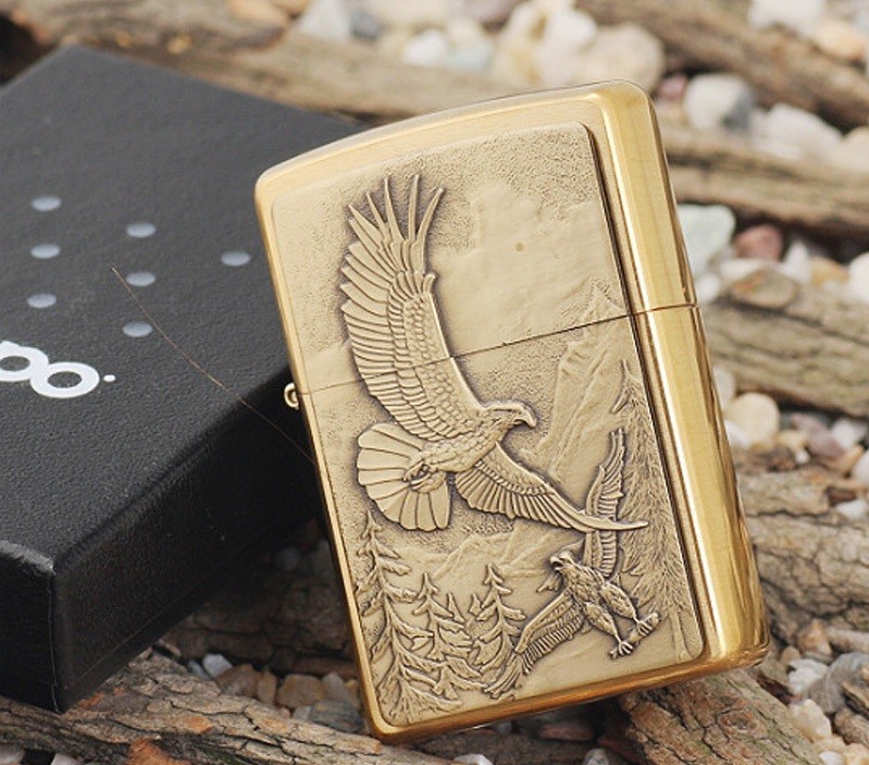 

Зажигалка Zippo 204B WHERE EAGLES DARE (20854)