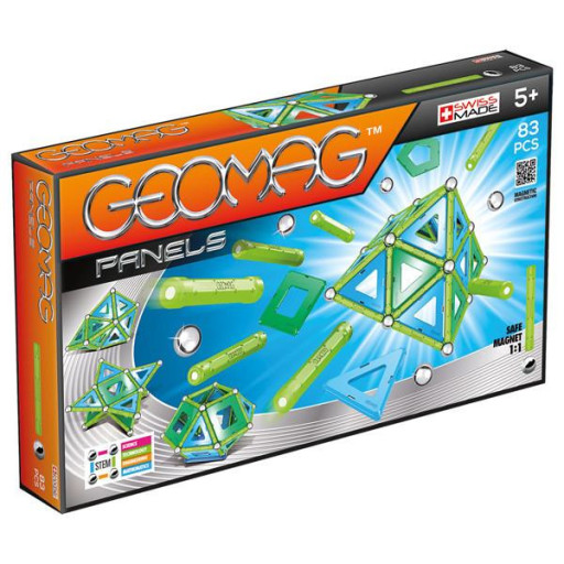 

Магнітний конструктор Geomag Panels 83 деталей (PF.520.462.00-FR01)