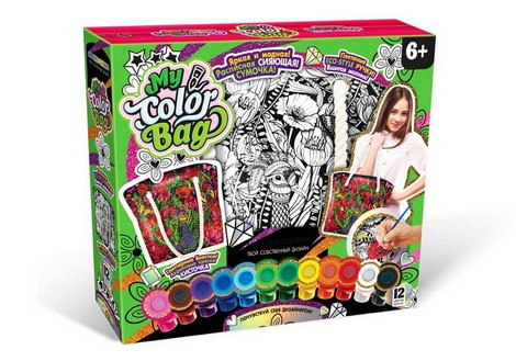 

Набір Сумка - розмальовка Danko Toys My Color Bag Павич