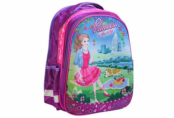 

Рюкзак каркасний Kidis Princess in the city для дівчинки 39*30*18см 7195