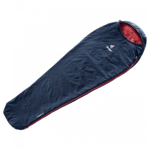 

Спальный мешок Deuter Dreamlite L цвет 3524 navy-cranberry левый (3703119 3524 1)