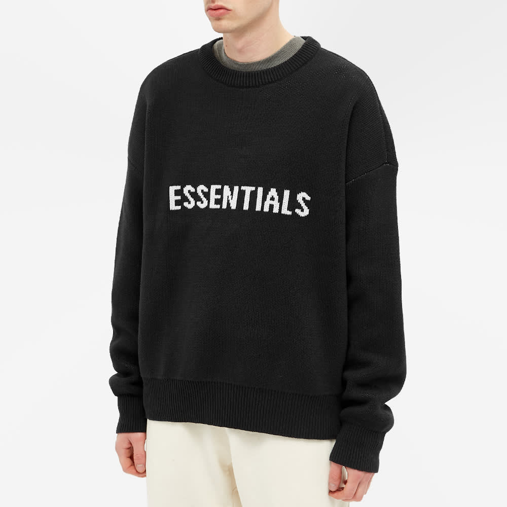 

Свитер FOG - Fear Of God Essentials Knit Sweater Black XL