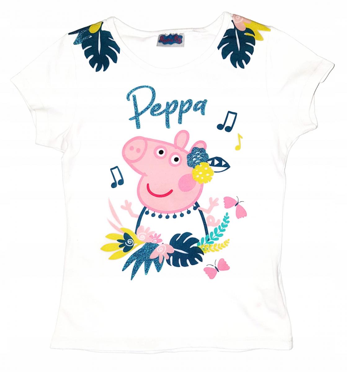 

Футболка Peppa Pig (Свинка Пеппа) 110 см Белый UE11201