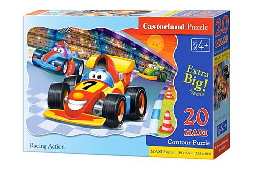 

Пазлы 20 MAXI элементов "Гонки", C~02306 | Castorland