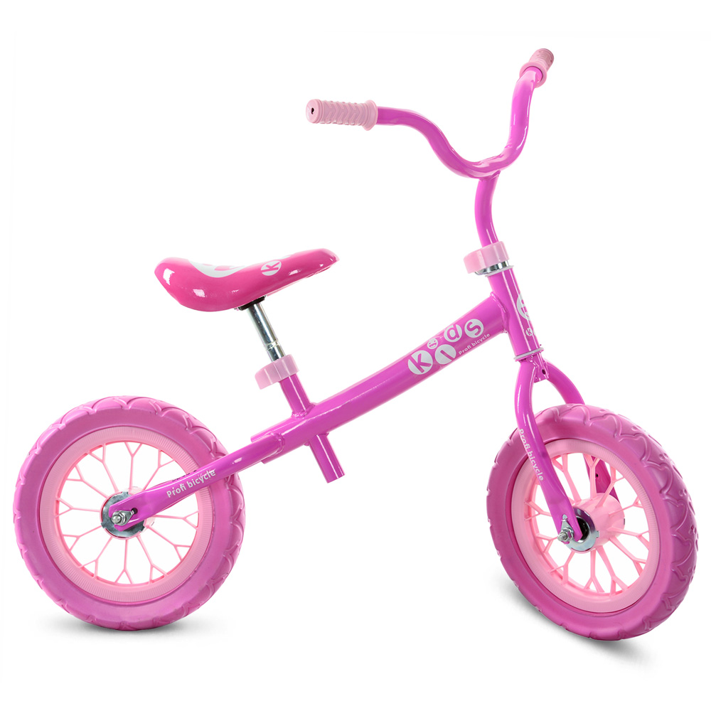 

Біговел дитячий велобіг Profi Kids M 3255-1 колеса EVA 12" Рожевий (123387)