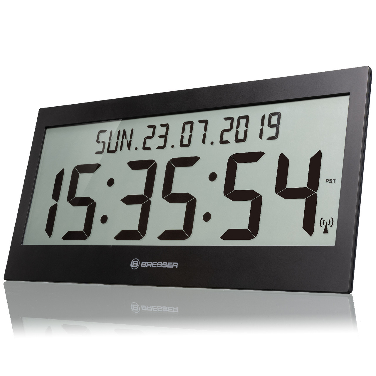 

Часы настенные Bresser Jumbo LCD Black