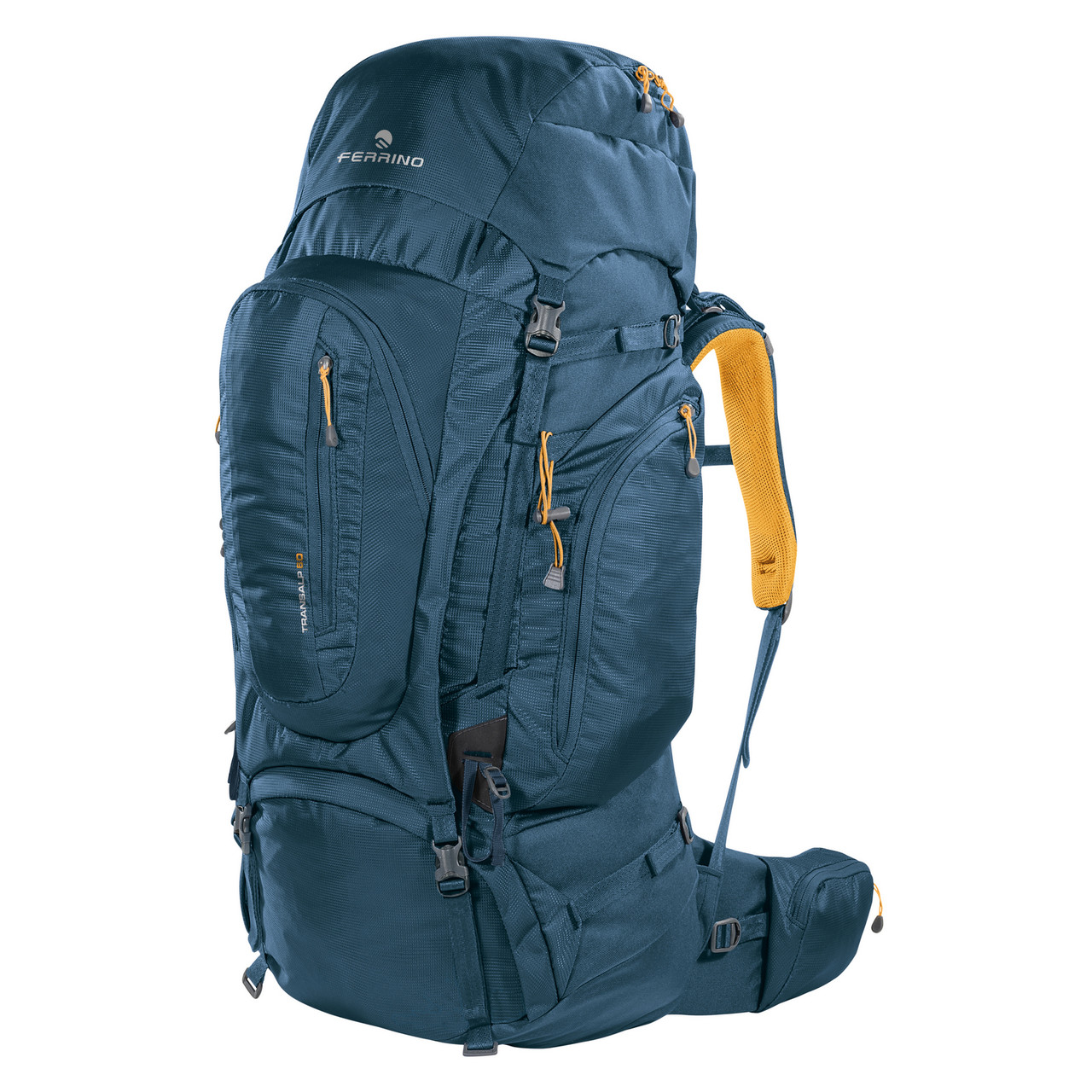 

Рюкзак туристический Ferrino Transalp 60 Blue/Yellow