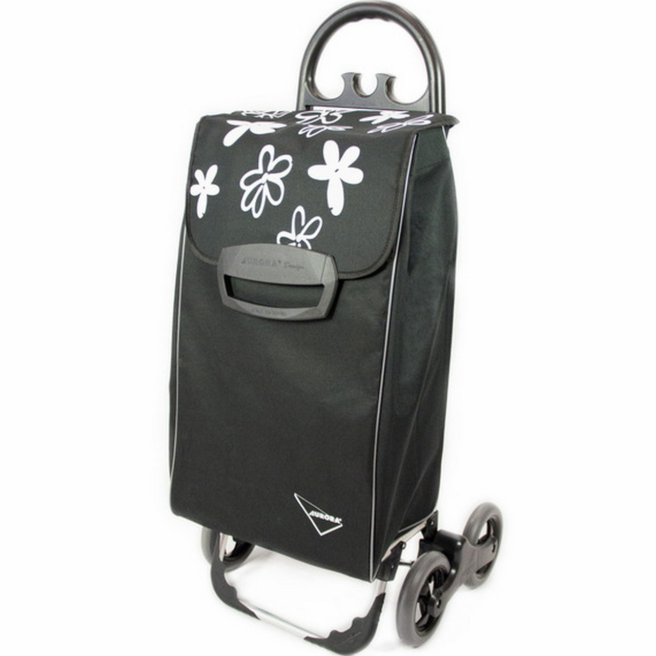 

Сумка-тележка Aurora Avanti 4 Basic 50 Black/Grey Flower