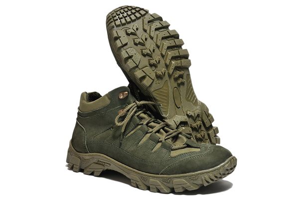 

Ботинки Strongboots Циклон демисезонные кожа нубук Олива 5154-1-3 (38)