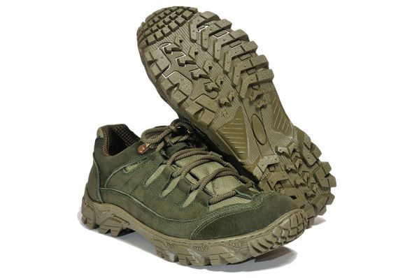 

Кроссовки Strongboots Апачи летние кожа нубук Олива 5154-19-8 (37)