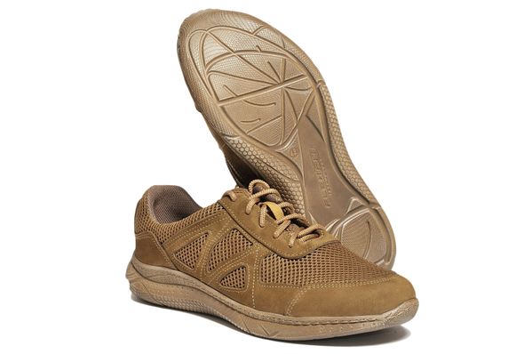 

Кроссовки Strongboots Чероки летние кожа нубук/сетка Койот 5650-3-4 (40)