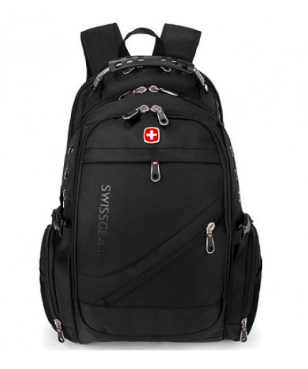 

Міський водозахисний рюкзак Swissgear SW-8810 з дощовиком Чорний