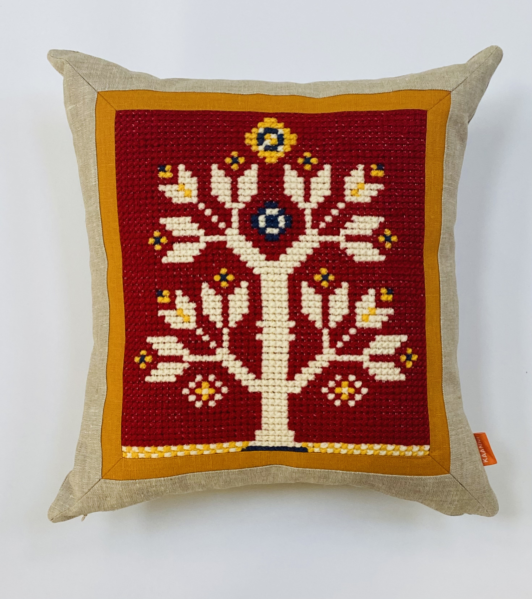 

Подушка Kaanni Древо жизни 40x40 Красный