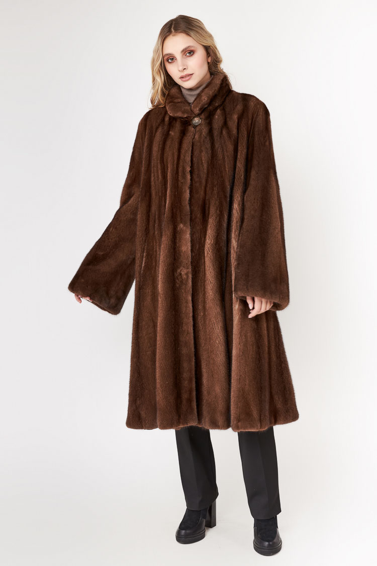 

Шуба Karamitsos 1823/115 2XL Brown 227570006