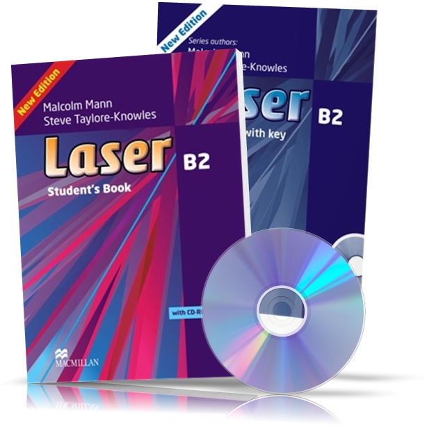 

Laser B2, Student's book + Workbook + CD / Учебник + Тетрадь английского языка