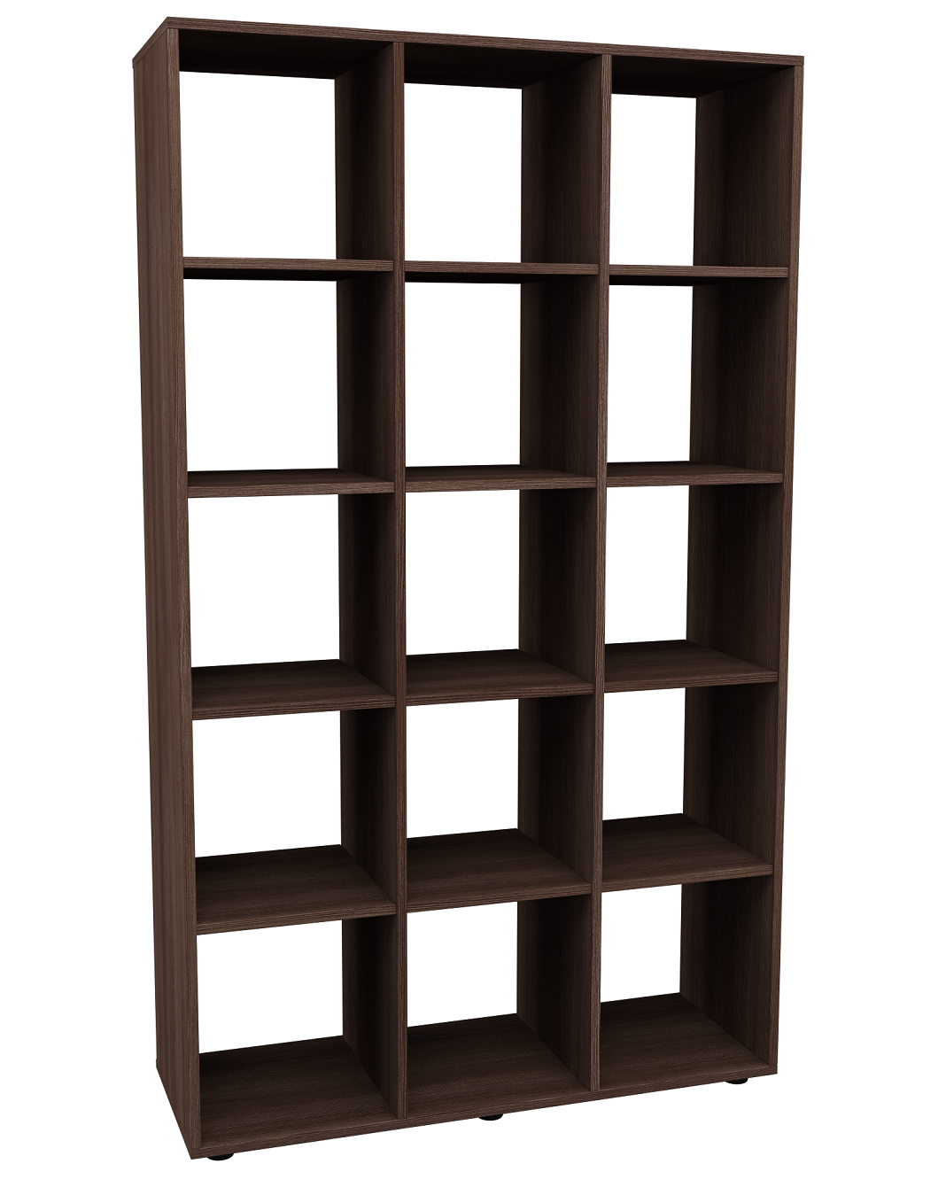 

Стеллаж ЭКТА MebelLoft 1120х400х1880 мм темное дерево 0908