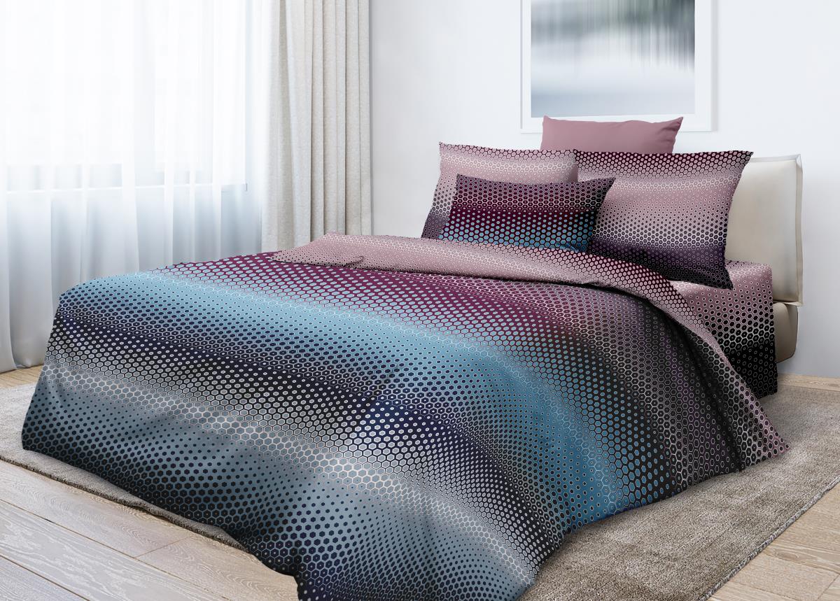 

Комплект постельного белья Novita Бязь Премиум 6811/4 Артплей Ecotton Евро