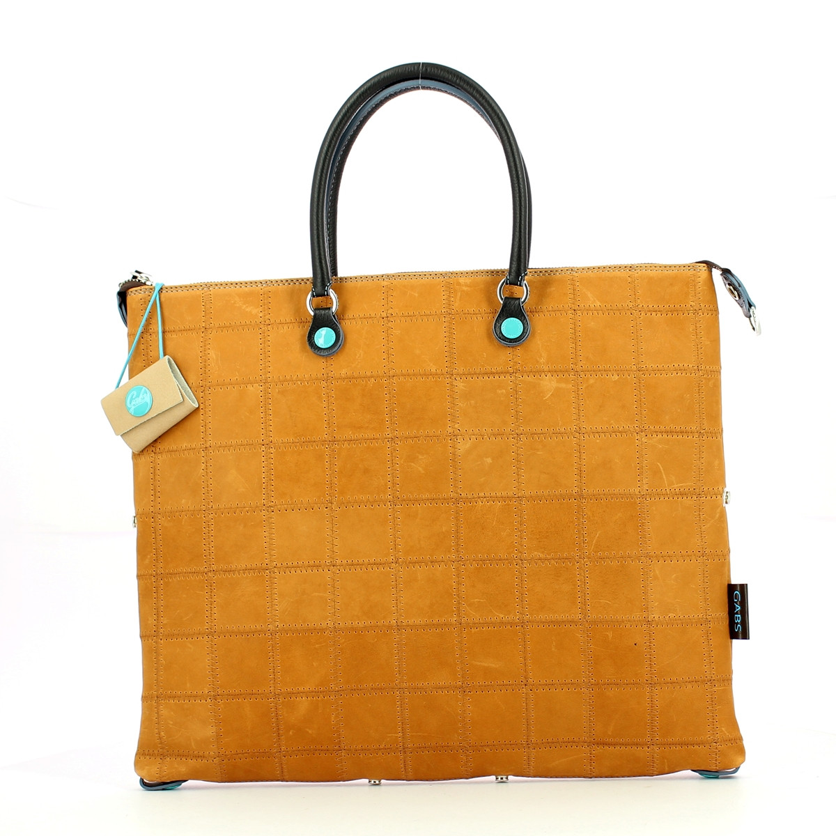 

Сумка-трансформер женская Gabs G43 Patchwork, 43х37х2 см, кожаная