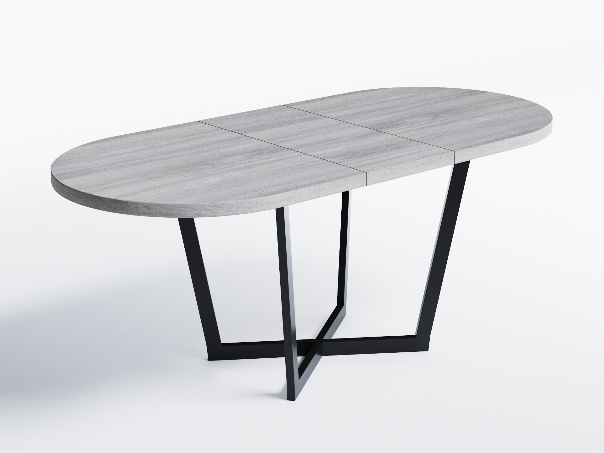

Обеденный стол раскладной Skandi Wood SW144_R Билдро 150 (+50) х 90 х 76 см Натуральный шпон Дуб Серый