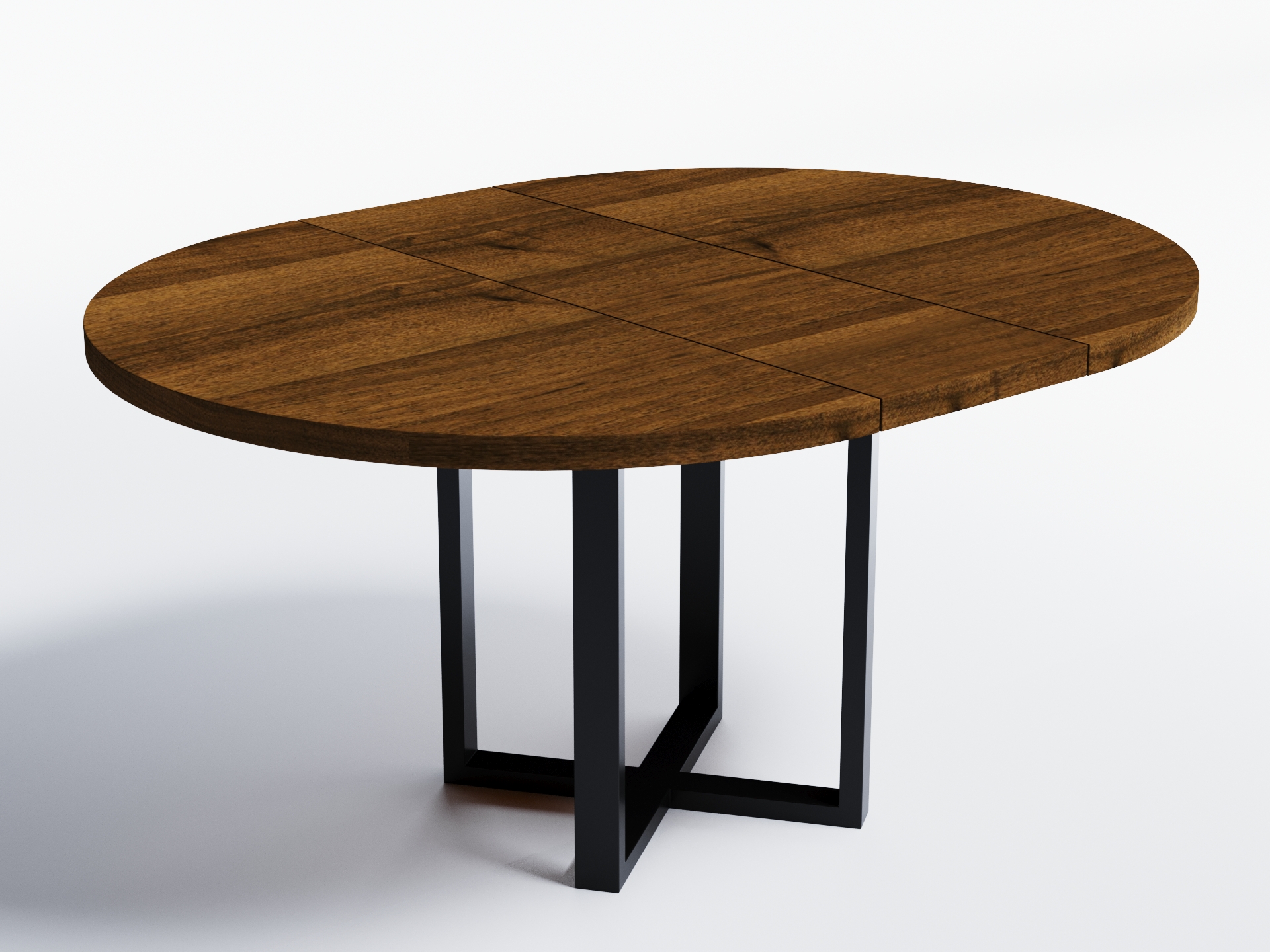 

Обеденный стол раскладной Skandi Wood SW079_R Нью-Йорк ⌀ 90 см (+35) х 90 х 76 см Натуральный шпон Дуб Коричневый