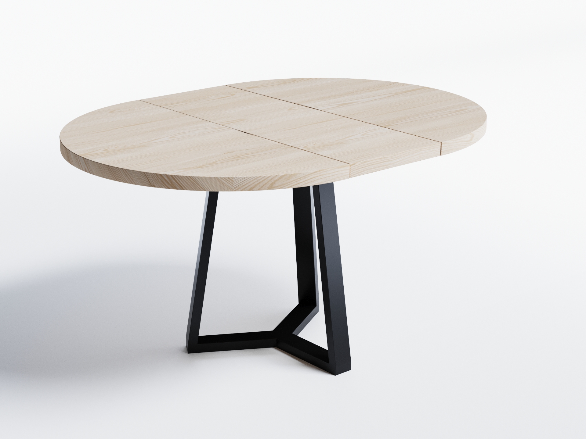 

Обеденный стол раскладной Skandi Wood SW040_R Вайоминг ⌀ 90 см (+35) х 90 х 76 см Натуральный шпон Дуб Натуральный