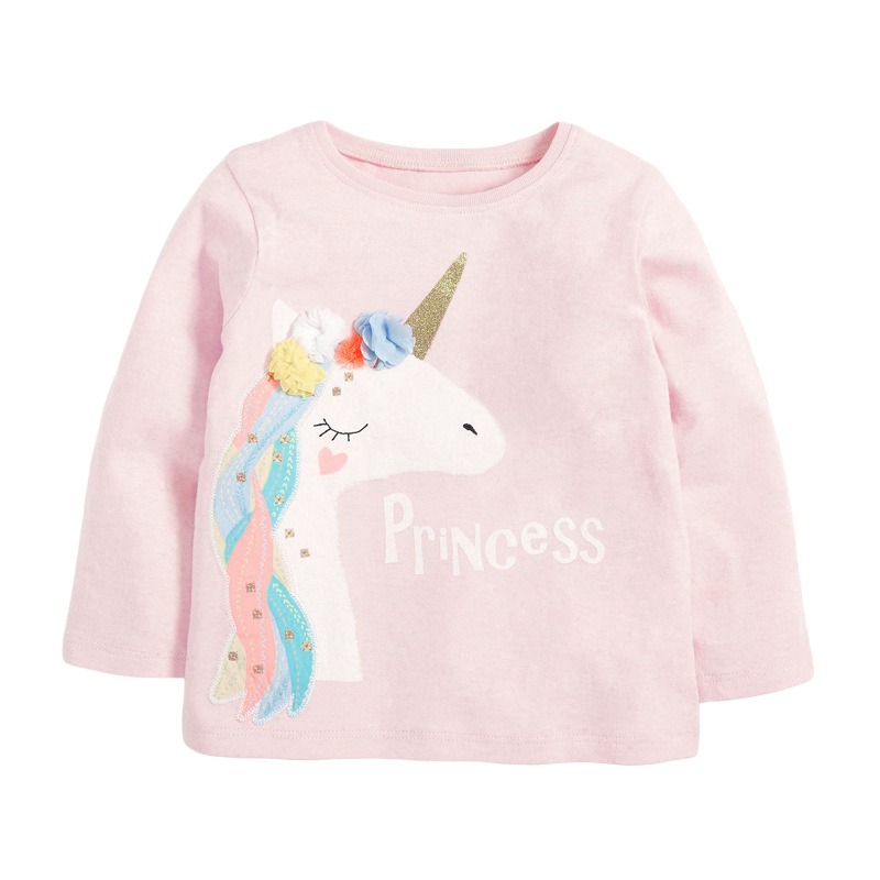 

Лонгслив для девочки White unicorn Little Maven (110 / 5 лет) Розовый