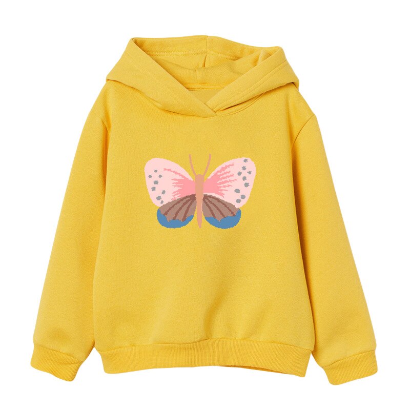 

Худи для девочки утепленное Butterfly Little Maven (104 / 4 года) Желтый