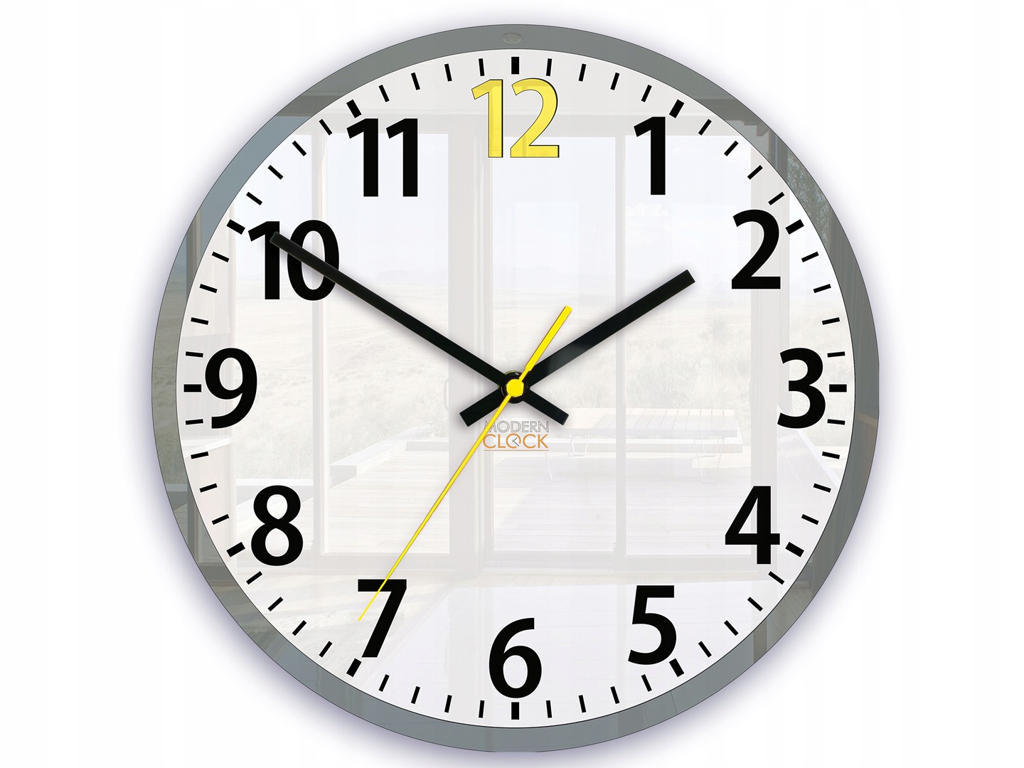 

Часы настенные LOUIS BLACK CLASSIC белые 30 см Modern Clock