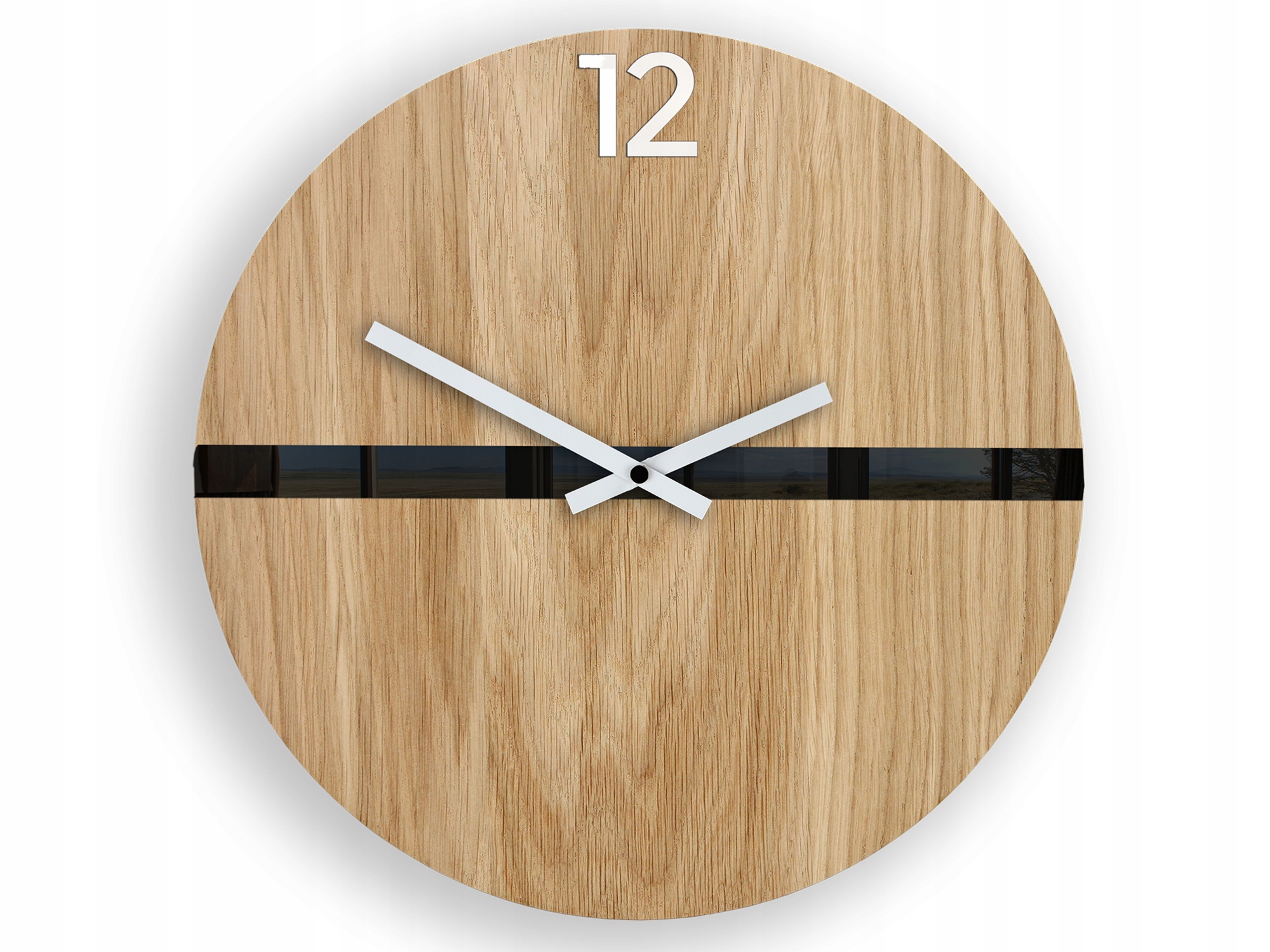 

Часы настенные OAK RAMZES дерево 33 см Modern Clock