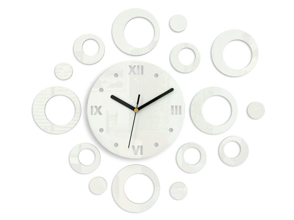 

Часы настенные RingWhite белые 55 см Modern Clock
