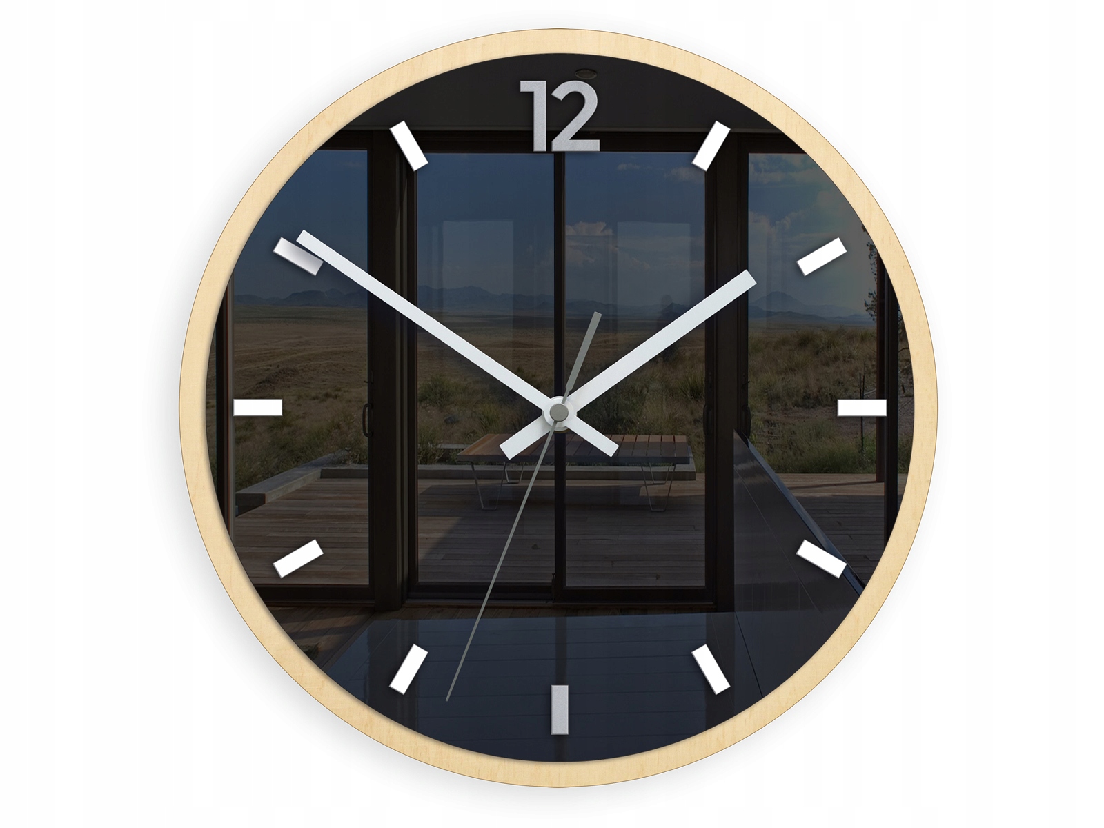 

Часы настенные Grafit черные 30 см Modern Clock