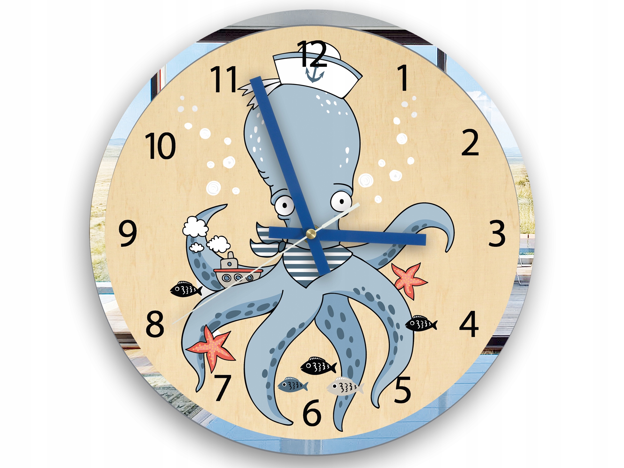 

Часы настенные OCTOPUS 30 см для детской Modern Clock
