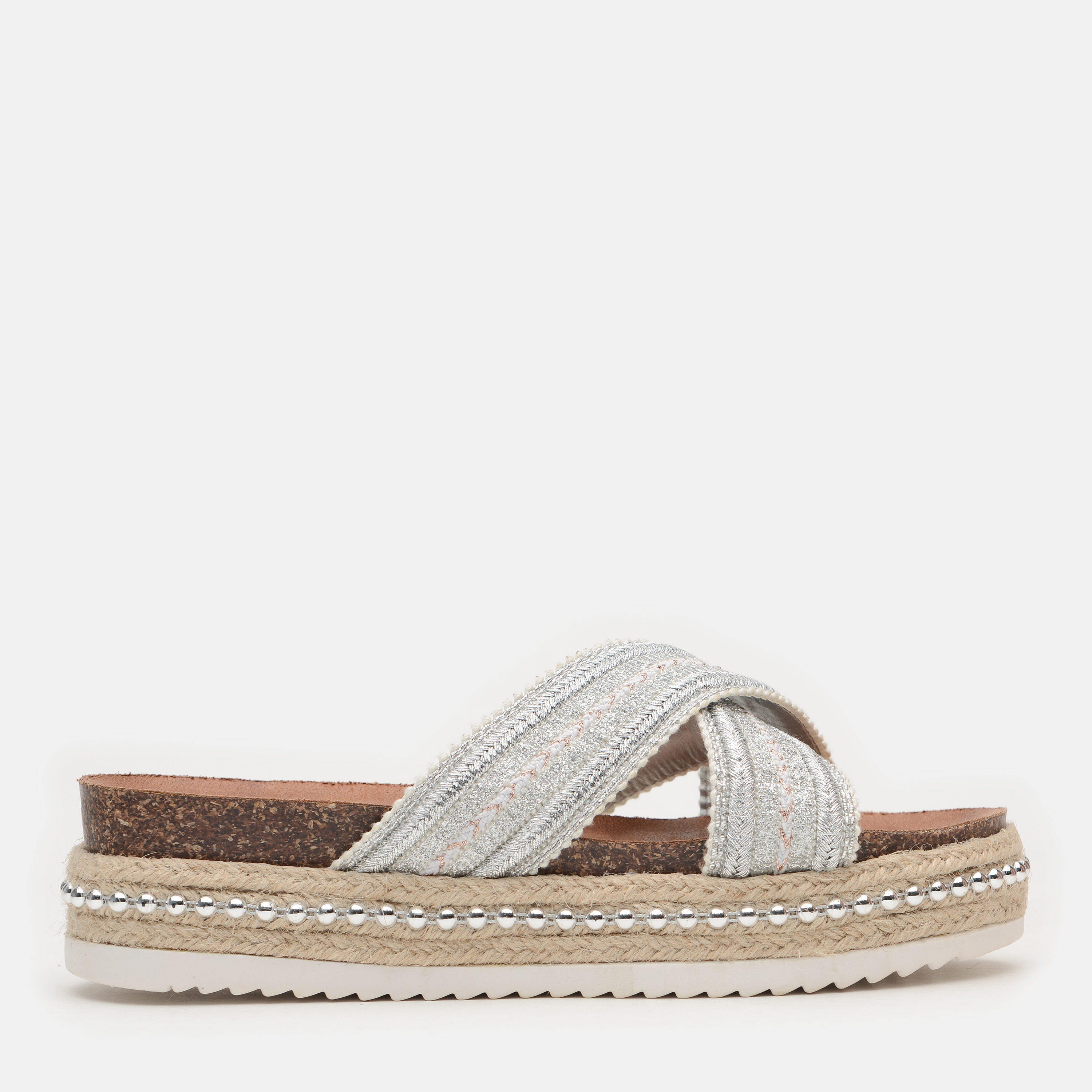 

Шлепанцы XTI Textile Ladies Sandals 49102-8 41 Серебристые