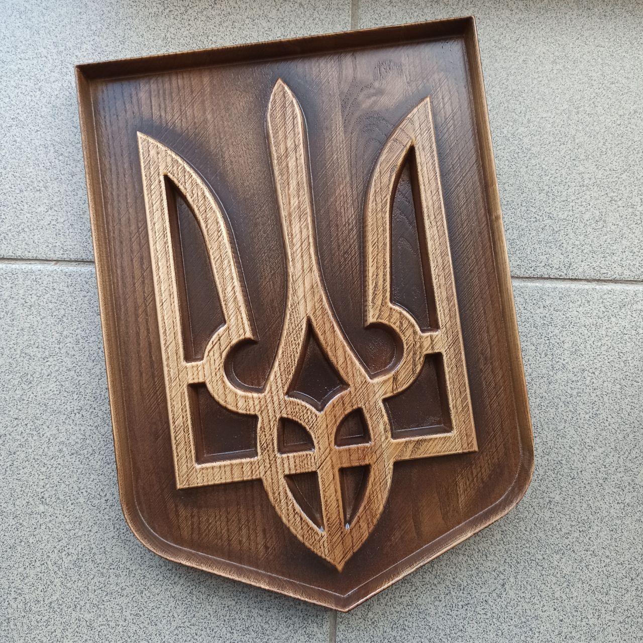 

Барельеф "Герб Украины тризубец", Atributlux, 60*43,5 см резной из дерева