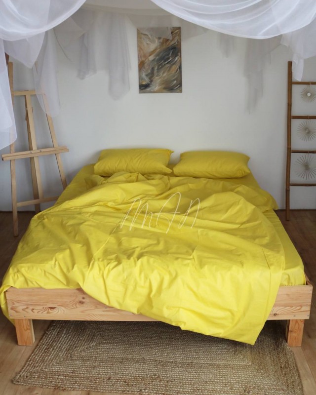 

Комплект постельного белья IMAH из Бязи (Хлопок) GOLD LUX Полуторный Евро с простынью 200x210 см.301d45124nw