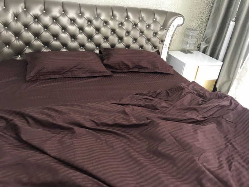 

Комплект постельного белья IMAH Сатин страйп 100% Хлопок (простынь на резинке) Детский 207de7070rezznw