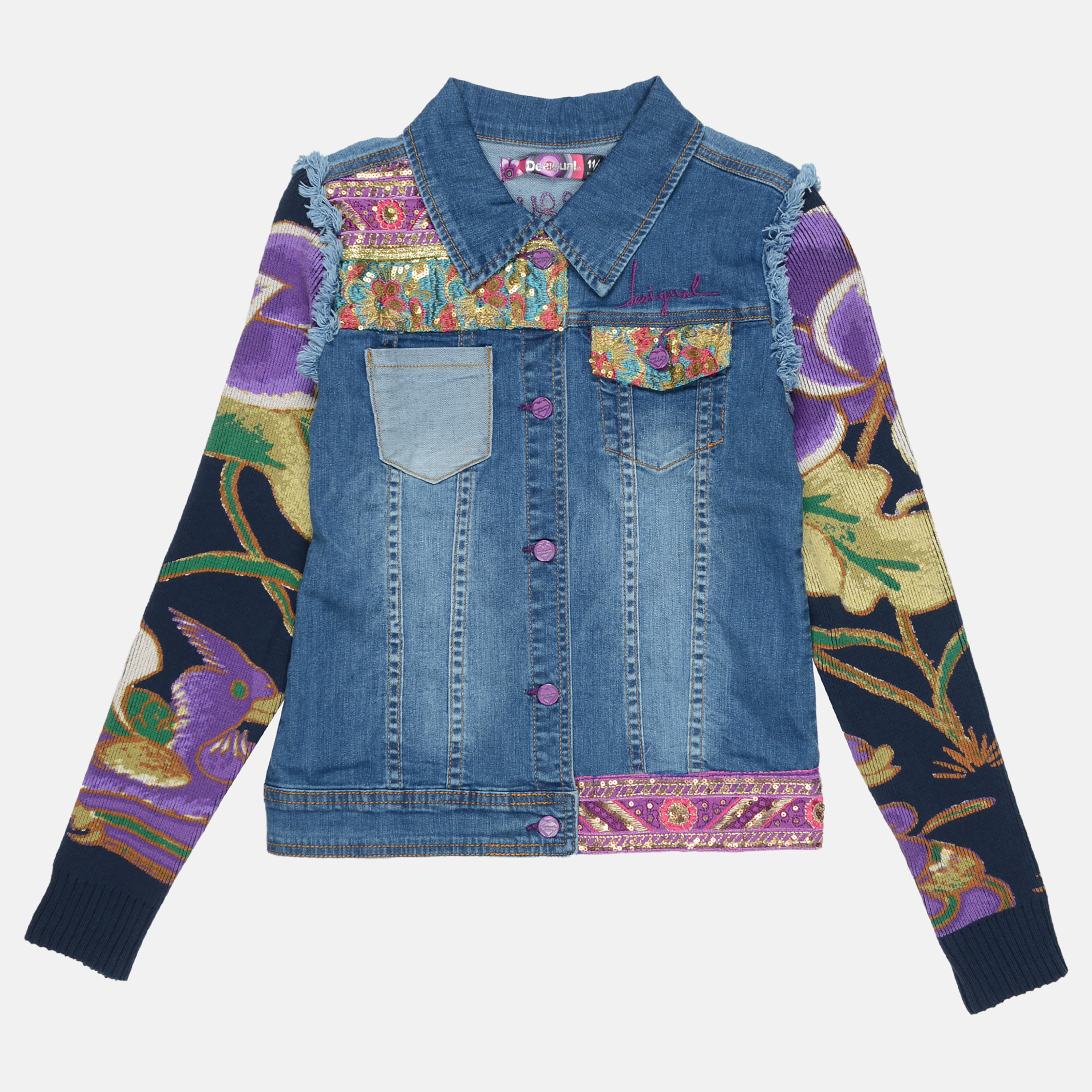 

Джинсовая куртка Desigual smix03700354 146-152 см Синяя