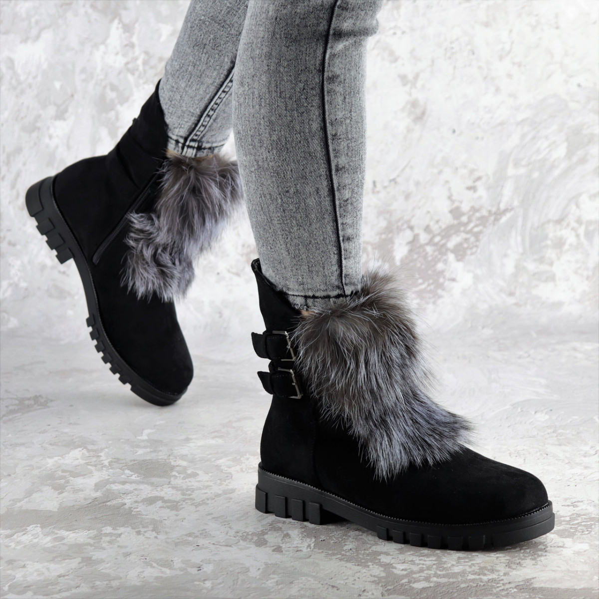 

Ботинки женские зимние черные Shoes 2334 37 р