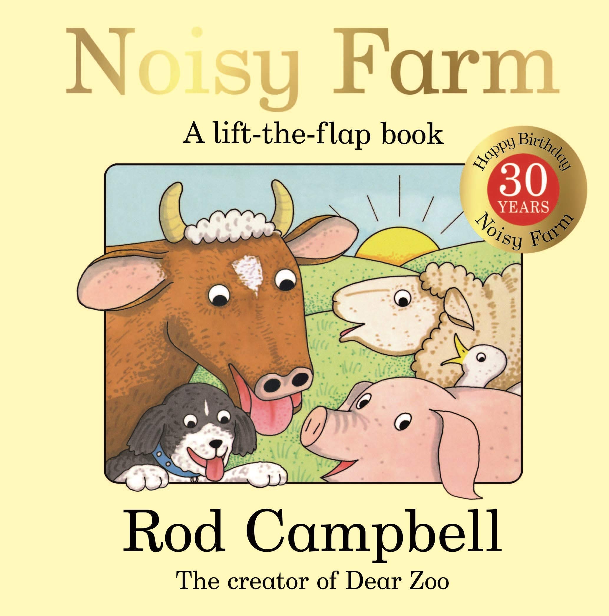 

Книга на английском языке Noisy Farm: 30th Anniversary Edition (Board Book) от автора Rod Campbell и издательства Macmillan из Великобритании
