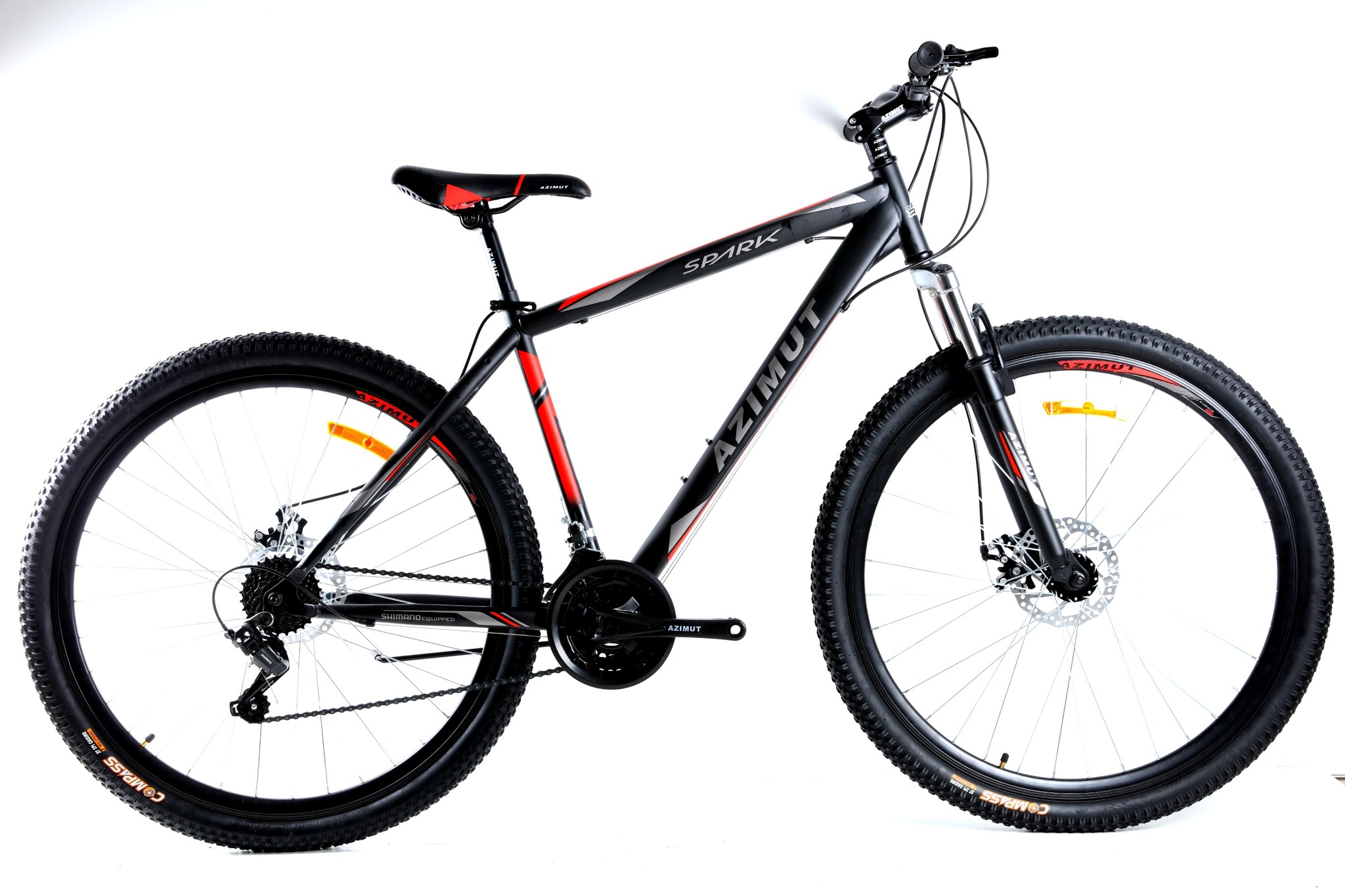 

Велосипед Azimut Spark 2021 Shimano 29" 19" Black / Red (Spark/GFRD)