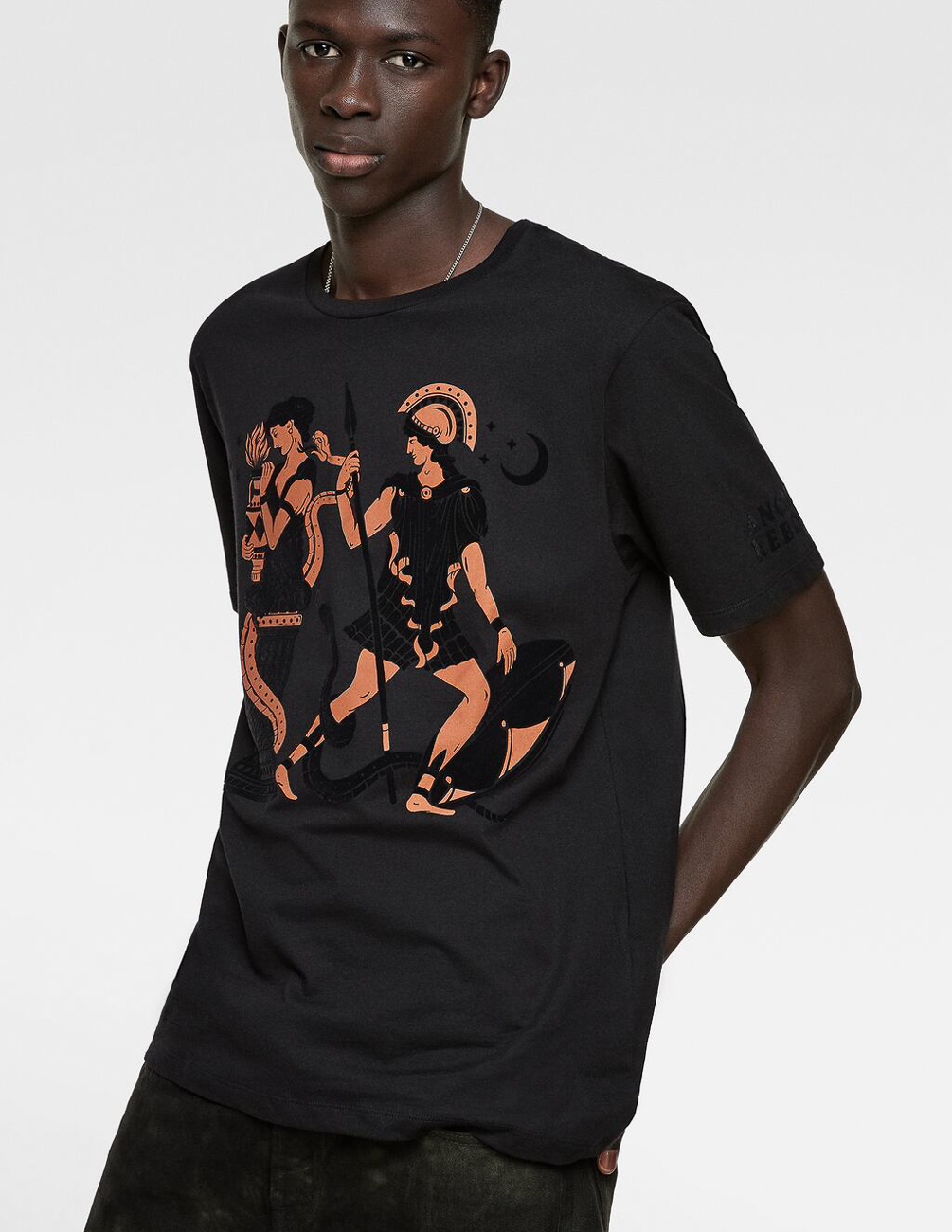 

Футболка Zara М0109199 (0679/325/800) цвет черный M