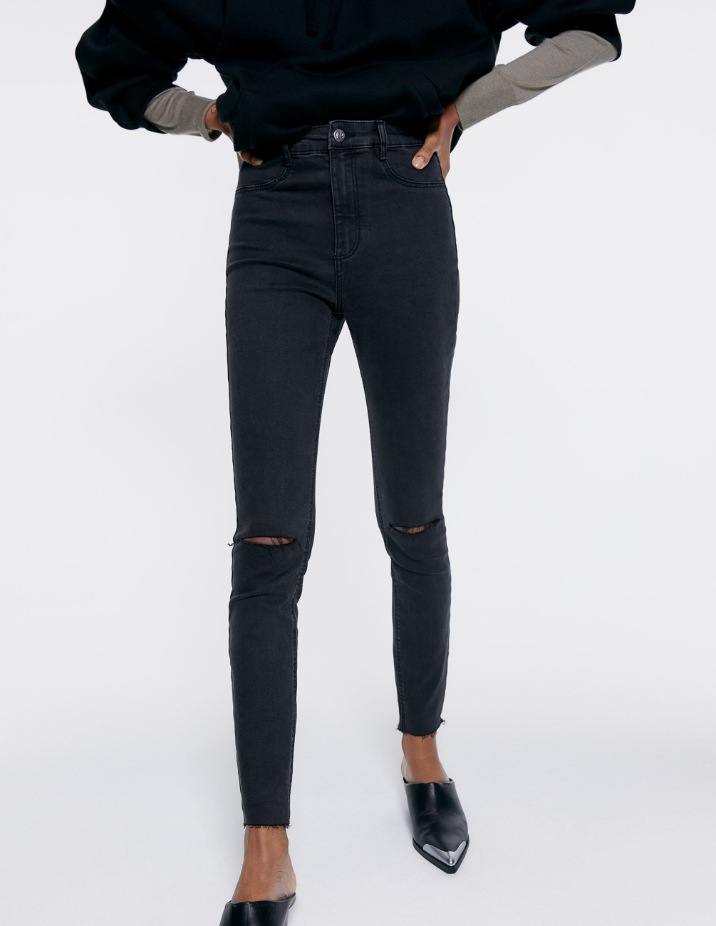 

Джинсы Zara Ж1060606 (5520/221/800) цвет черный XXS